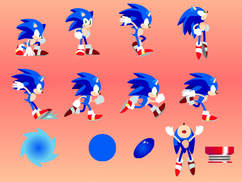 Sonic sprites V2