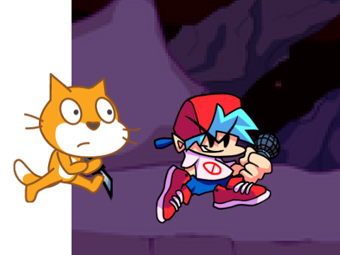 FNF Danger Song But Its The Scratch Cat