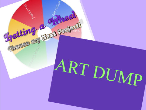 Art Dump - Letting a Wheel Choose My Next Project