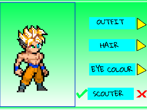 DBZ Character Creator v2 (0.6) remix
