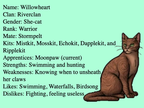 Warrior Adoption; Willowheart