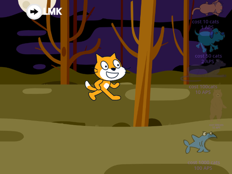 Scratchs Animal Cliker GAME *spelled wrong accidently*