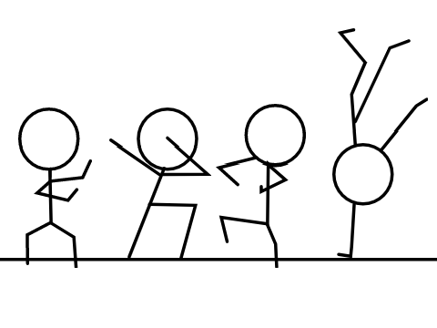 dancing stickman hw
