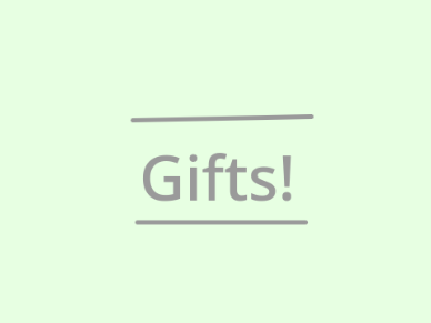 ༶•┈┈Gifts!┈┈•༶