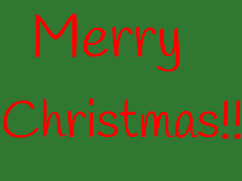 Merry Christmas!