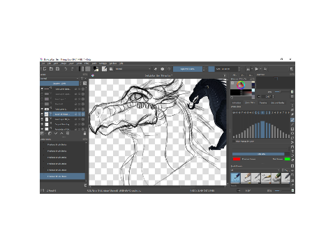 Darkstalker sketch WIP