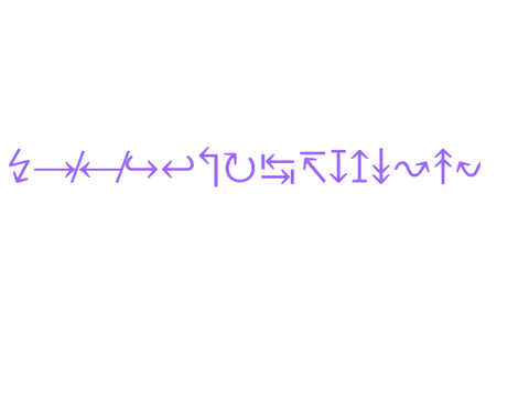 화살표 이모티콘