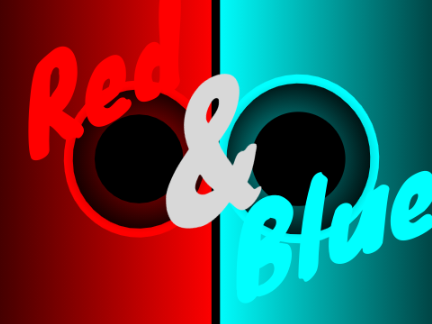 red and blue (very short beta)