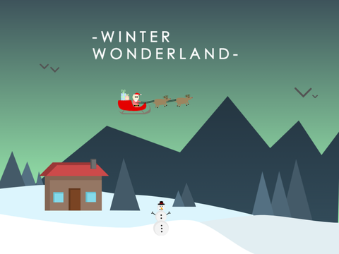 Winter wonderland-a parallax #art