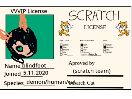 My scratch ID card ! remix