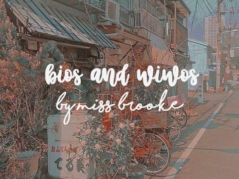 002:: Butterfly Academy, Bio's and Wiwos