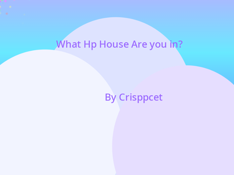 What Harry Potter House Are You In Quiz
