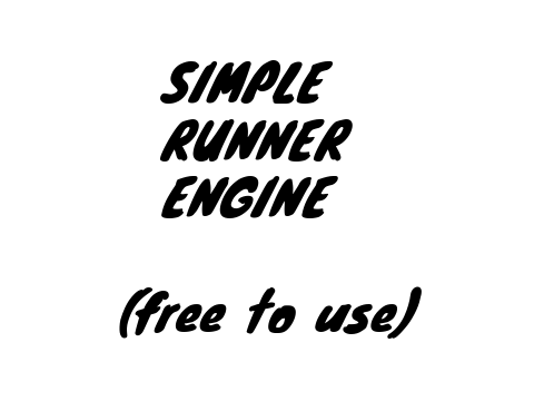 2-sprite runner engine
