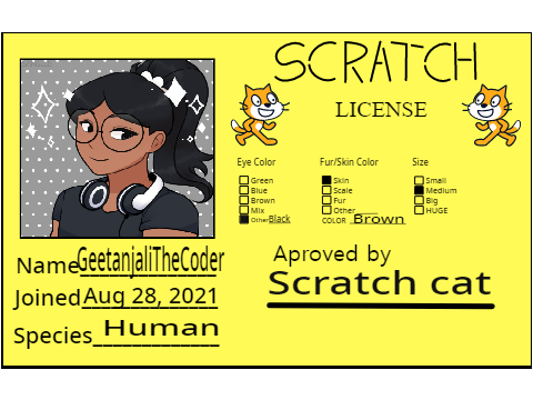 Scratch license