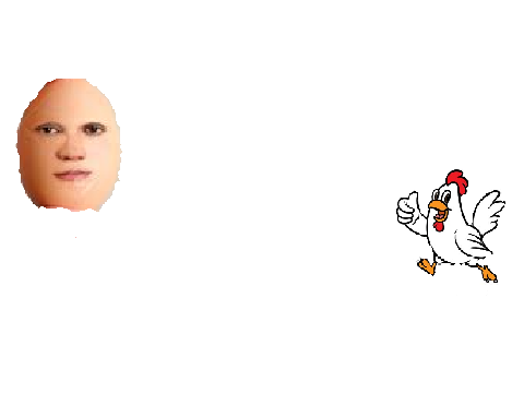 *Egg face intensifies*