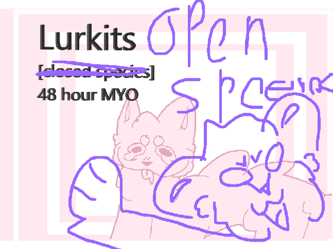 Lur-kit's Open species! 