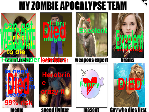 My Zombie Apocalypse Team remix