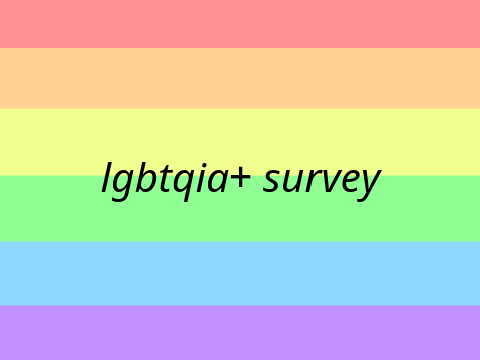 ‧ lgbtqia+ survey ‧ remix