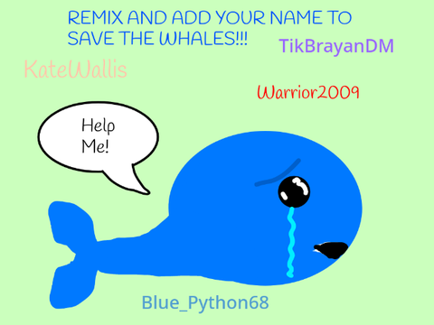 SIGN THIS TO SAVE THE WHALES! 