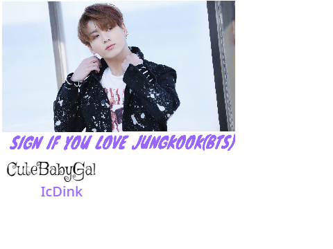 Sign if you love Jungkook(bts) remix