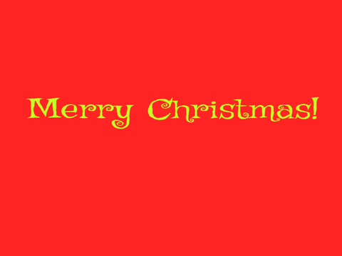 Merry Christmas!