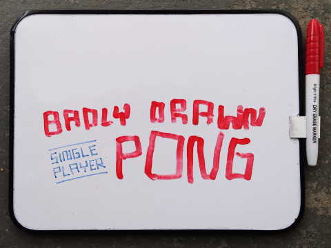 Badly Drawn Pong (Single Player) remix