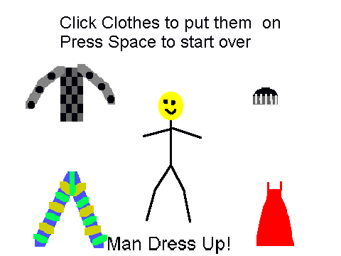 Dress Up Man!