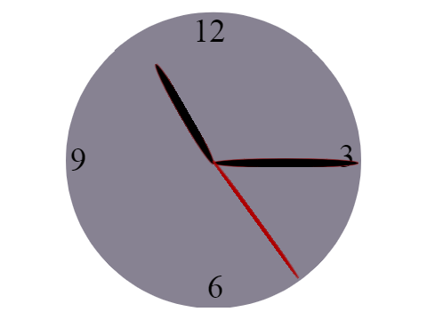 working analog clock