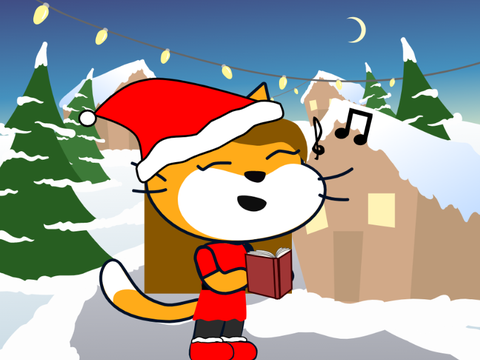 Christmas cat model
