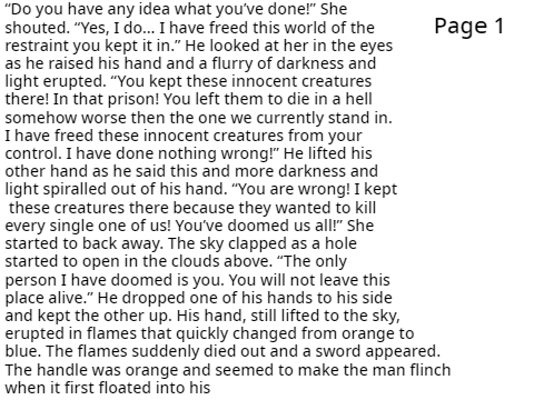 New book prologue?