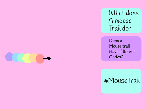 What is a mouse trail?