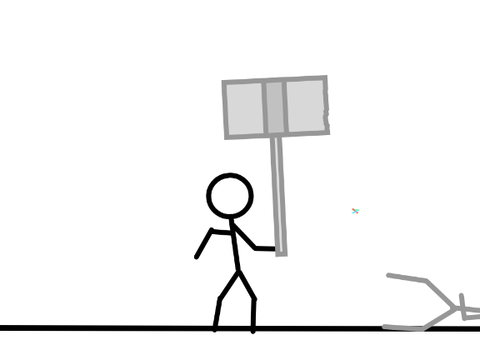Mr stick vs metal head