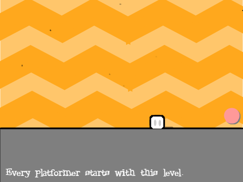 Platformer But it has effects that pop