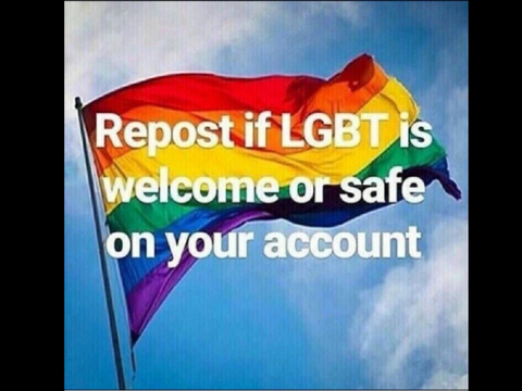 Remix if the LGBTQ+ community is welcome or safe on your account (Remix #Idk) remix remix rem… remix