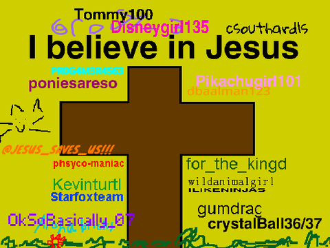 Sign Your Username If You Believe in Jesus Christ remix remix remix