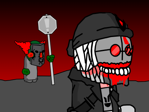 Madness combat - clown kills you(animation test)