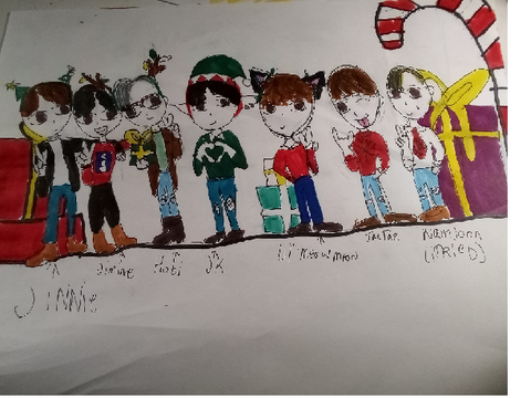 Drawing of Bts