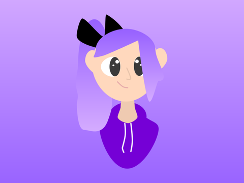 I recolored toastytato's OC to purple bc I was bored