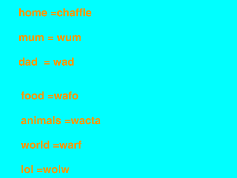 How to speak waffle!!!