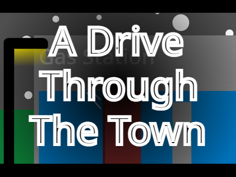 A Drive Through The Town (Cinematic Effect Test) 