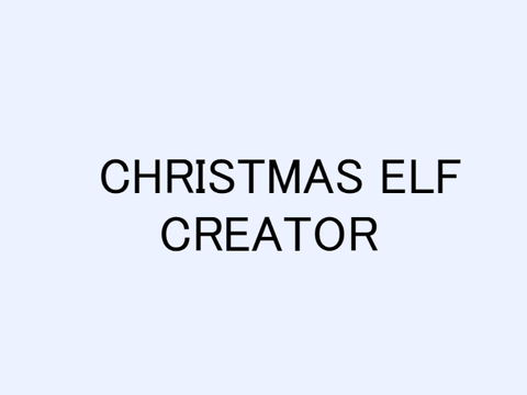 christmas elf creator
