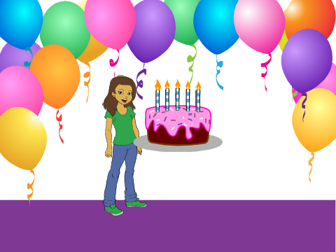 Abbys Birthday. (video sensing)