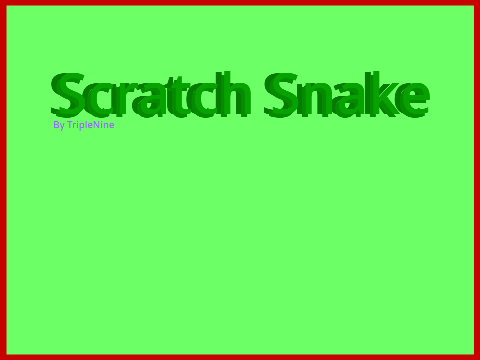 Scratch Snake #game