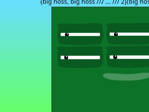 aaa poo here comes great big hoss