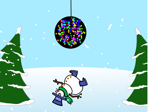 Dancing snowman