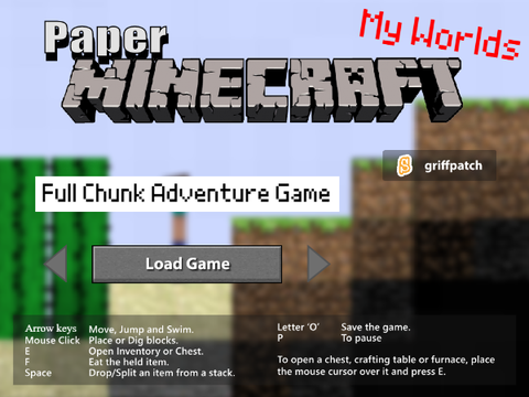 Paper Minecraft v11.6 My Worlds