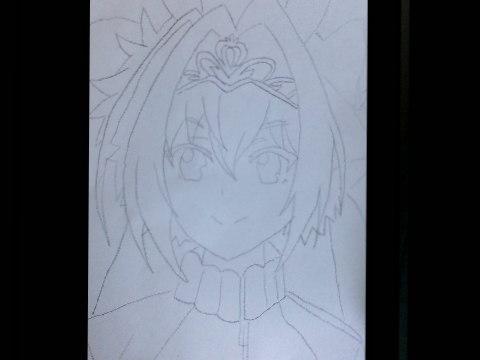 ダイワスカーレット描いてみた
