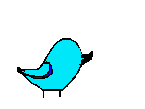 Blinking bird