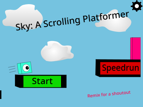 Sky: A Scrolling Platformer (Not-Generic)