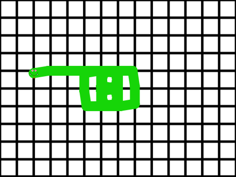 "graphically advanced" snake game